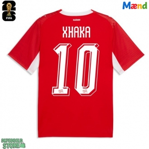 Schweiz Granit Xhaka #10 Replika Hjemmebanetrøje VM 2026 Kortærmet